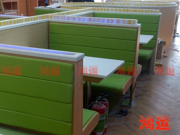 中西餐厅家具 板式卡座沙发ZXCTSF-1028